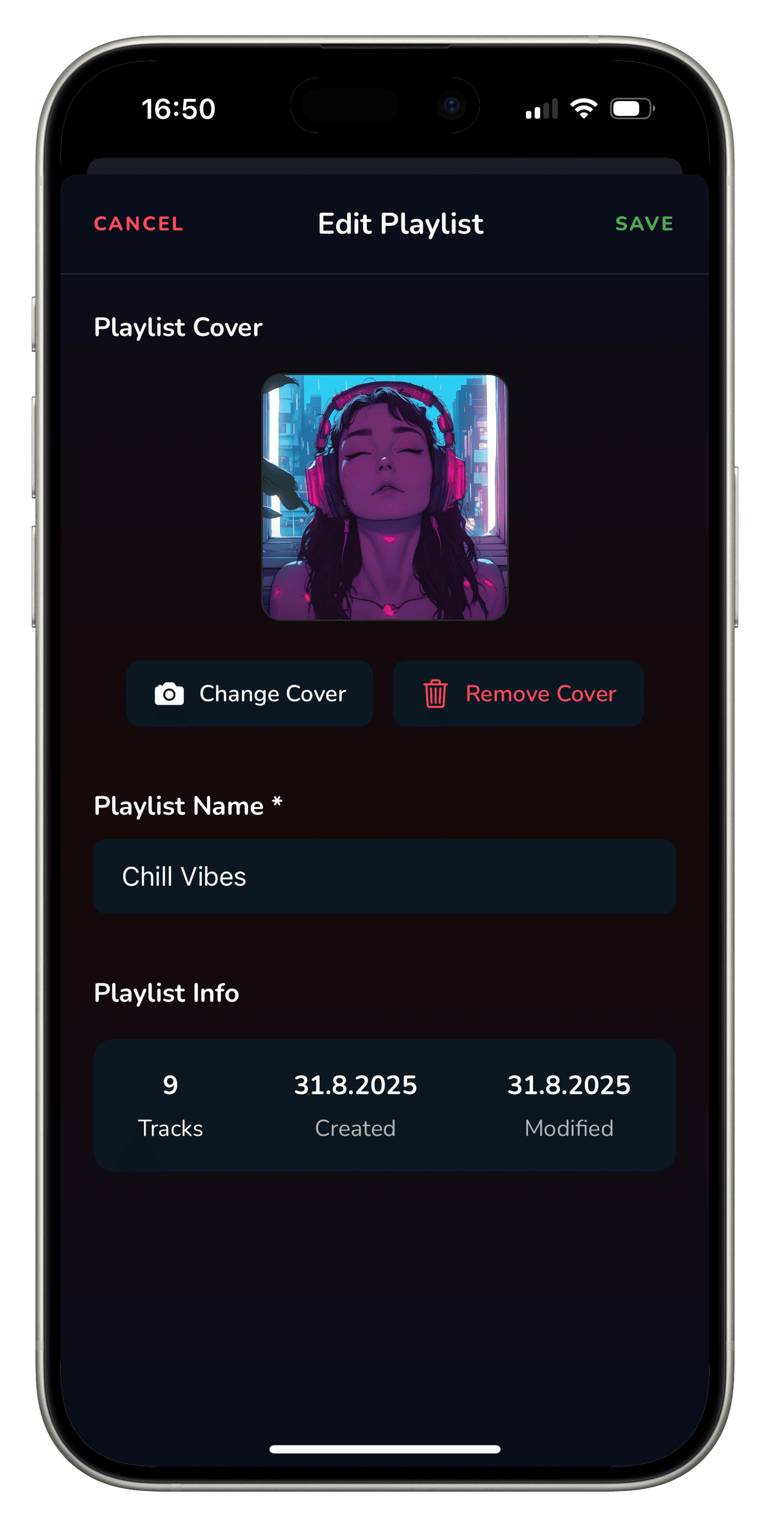 Tuneo app screenshot 5